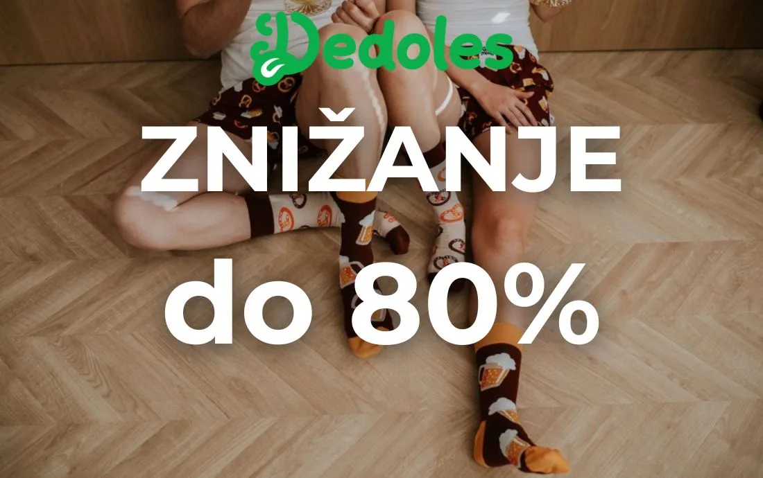 Nogavice in perilo Dedoles do -80%…